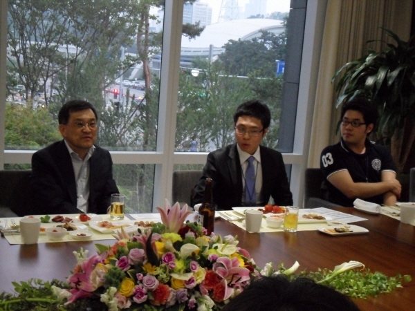 권오현 장학금 수혜자 삼성전자 반도체 견학 및  권오현 사장 방문